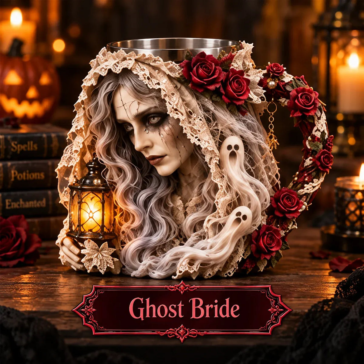 🎃👻 Spirits Come Alive™ – 3D Sculpted Halloween Character Mugs, 4 Spooky Styles to Sip & Collect