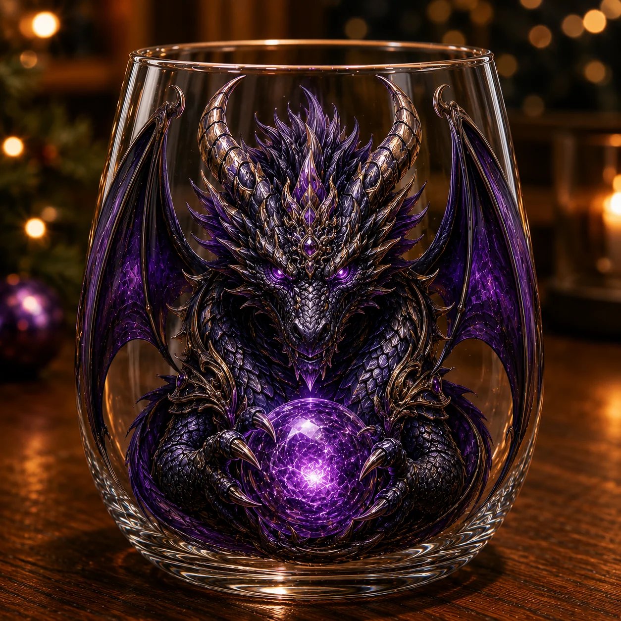 🔥🎁🐉✨ 3D Mythic Dragon Glass Art Cup | Luxury Raised Fantasy Glassware for Whiskey, Home Bar Décor & Legendary Gifts 🎁