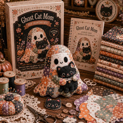 🧵49% Off Last Day - 👻Little Ghost’s Cozy Halloween DIY Patchwork Kit
