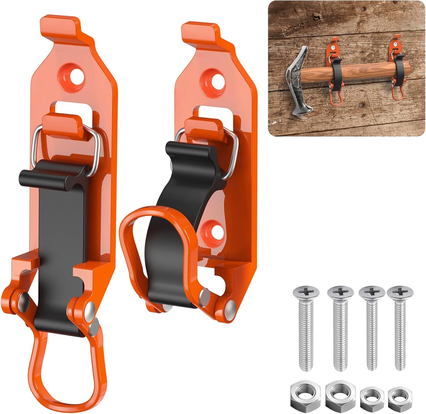 🛠️ Heavy Duty Metal Rubber Shovel Mount Kit(2Pcs)