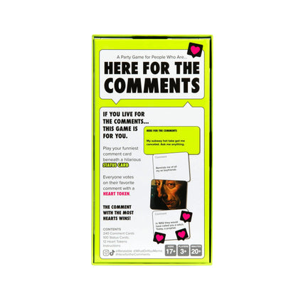 Here For The Comments – Chaotic Party Game for Meme Lovers & Friends 🔥