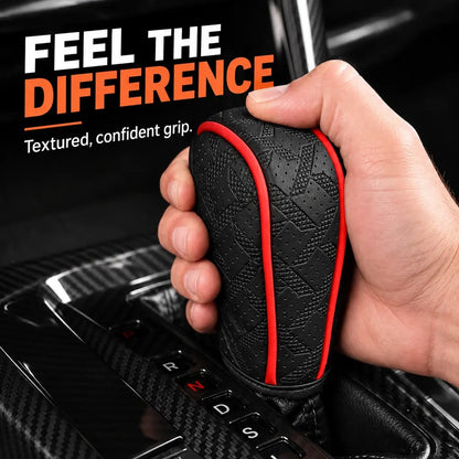 🚗 Sport Grip Leather Gear Shift Knob Cover