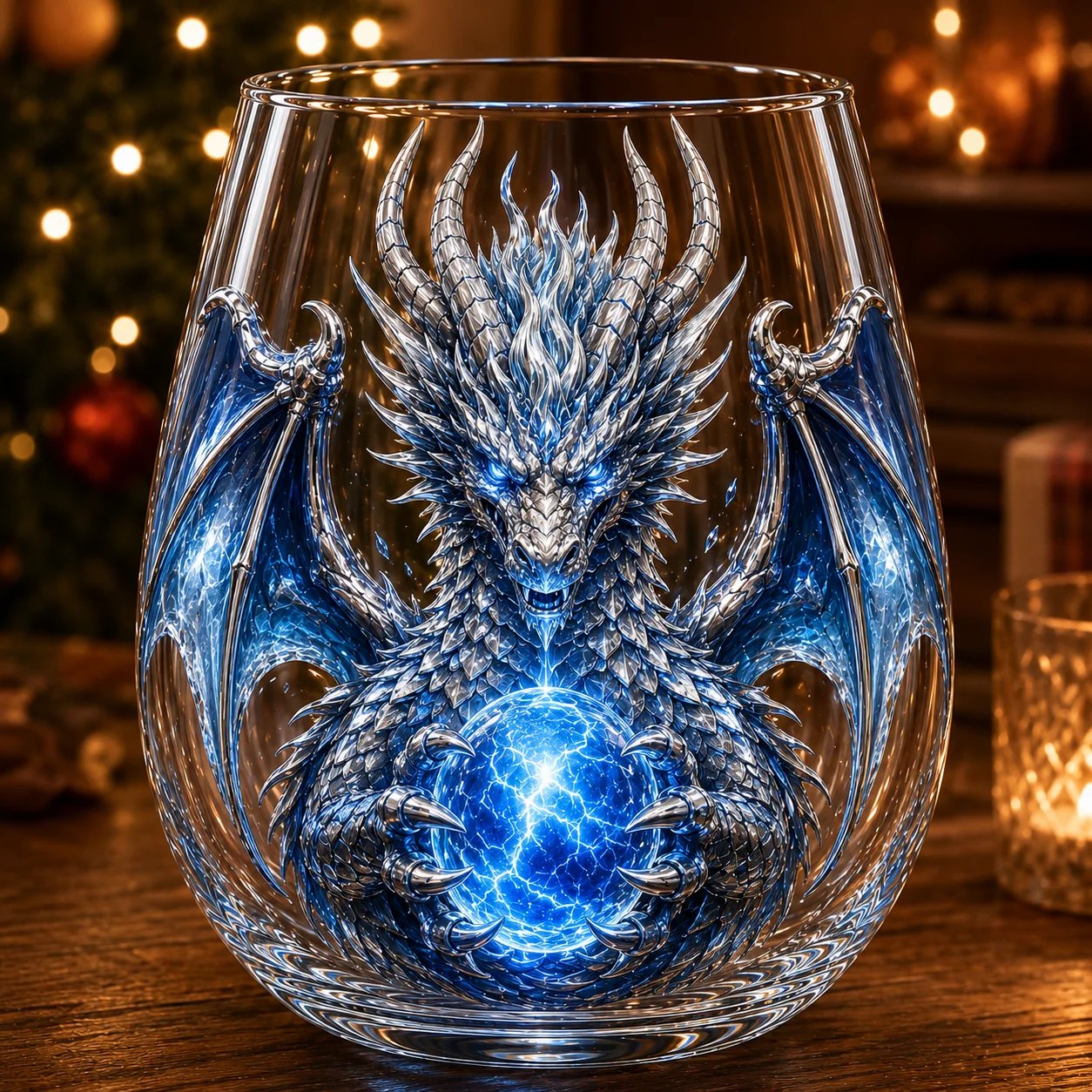🔥🎁🐉✨ 3D Mythic Dragon Glass Art Cup | Luxury Raised Fantasy Glassware for Whiskey, Home Bar Décor & Legendary Gifts 🎁