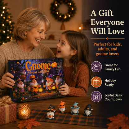🎃✨ 24 Days of Halloween Gnome Surprise Figures Advent Calendar Box