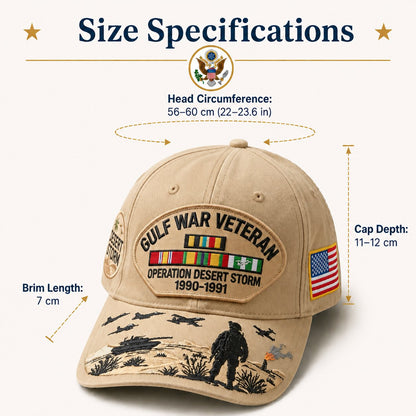 🎁🇺🇸 Last Day Promo: 49% OFF 🎖️ - Gulf War Veteran Tribute Cap