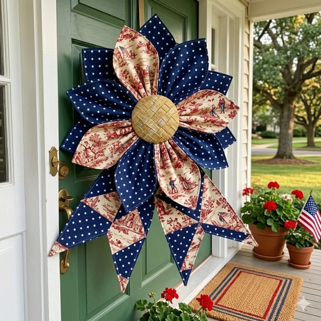 Wreath & Bow: Multi-Piece Sewing Template Set