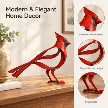 🕊️Elegant and minimalist metal bird sculpture -- Fleeting Moments of Lightness in the Natural World！