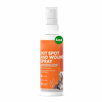 49% OFF This Week Promotions🎉🎉Itch Relief Spray –Vet Recommended Skin Soothing Quantum Silver Spray for Dogs & Cats