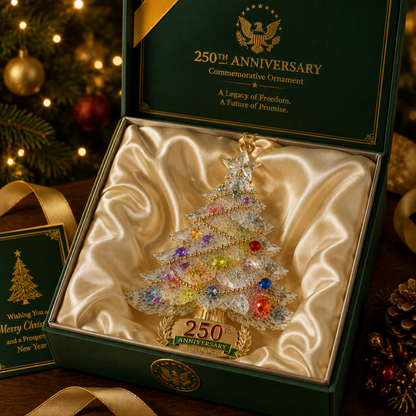 250th Anniversary Crystal Christmas Tree