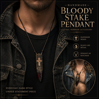 🔥Last Day 59% OFF - 🧙🖤Handmade vintage bloodwood amulet