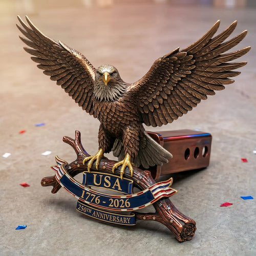 🦅 USA 250th Anniversary Eagle Trailer Hitch – A Legacy of Freedom on the Road