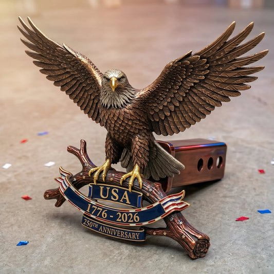 🚗🦅USA 250th Anniversary Eagle Trailer Hitch – A Legacy of Freedom on the Road