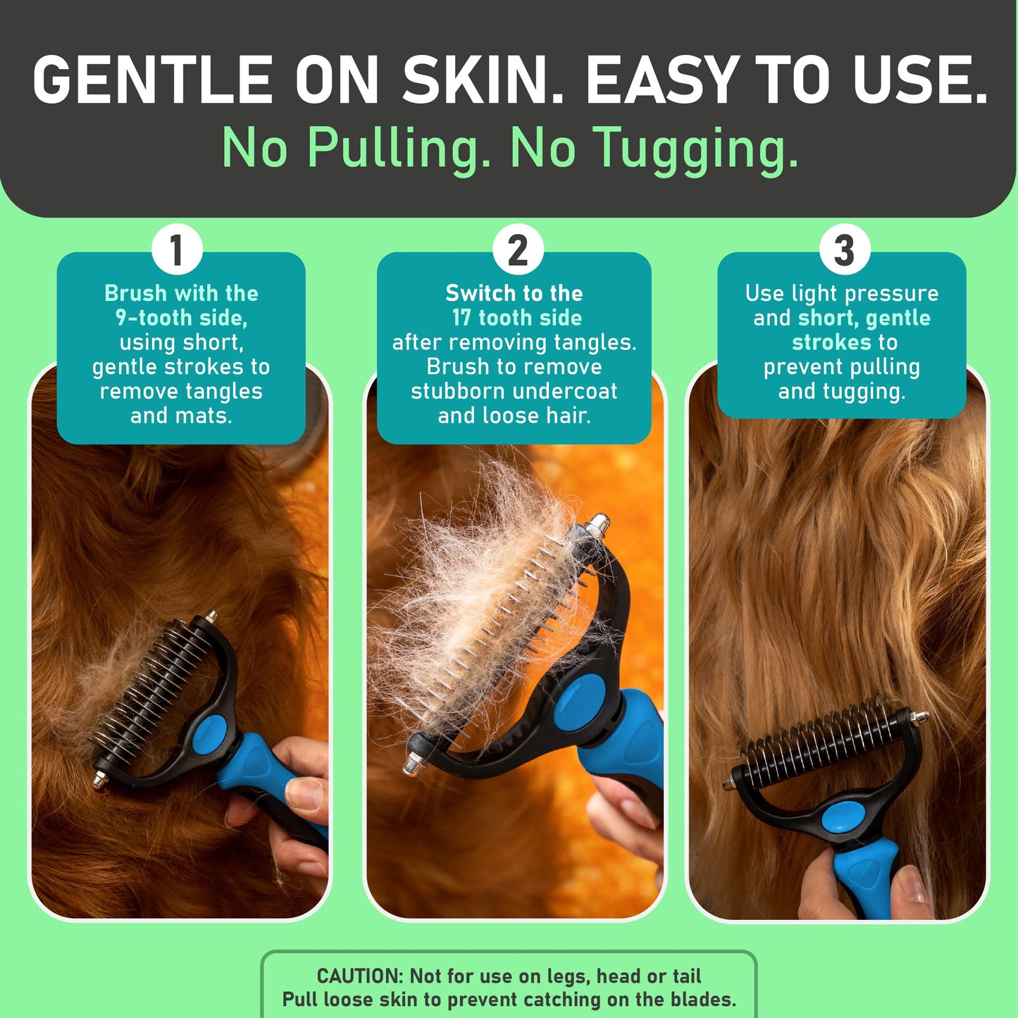😻🐕Professional Double-Sided Pet Grooming Rake