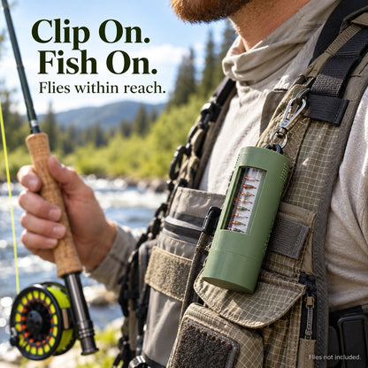 🔥LAST DAY 50% OFF - 🎣Wearable Fly Box – Portable Fly Fishing Storage Case