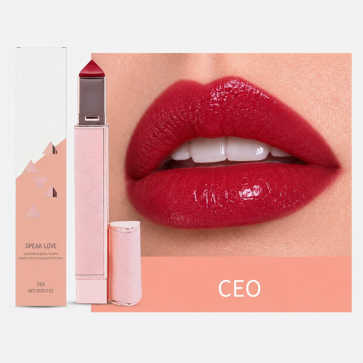 Hydrating Lip Plumping Glossy Lip Balm