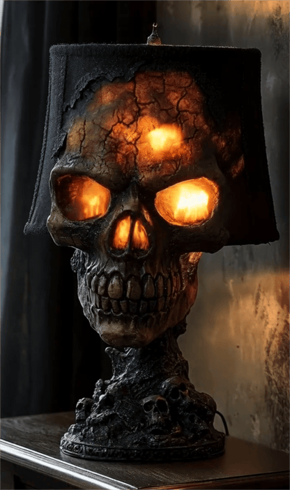 🕯️☠️ Gothic Skull Light – The Ultimate Statement Lamp for Dark Academia & Alternative Décor