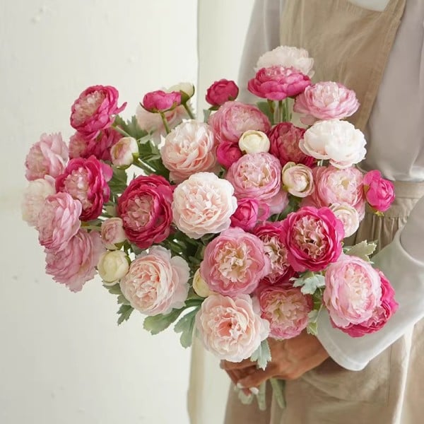 🌸 Lifelike Luxury Peony Flowers – The best gift for Mother's Day! 💐✨