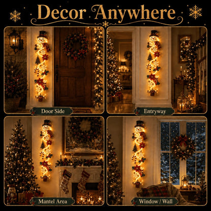 MerryCascade™ Glowing Christmas Door Hanger