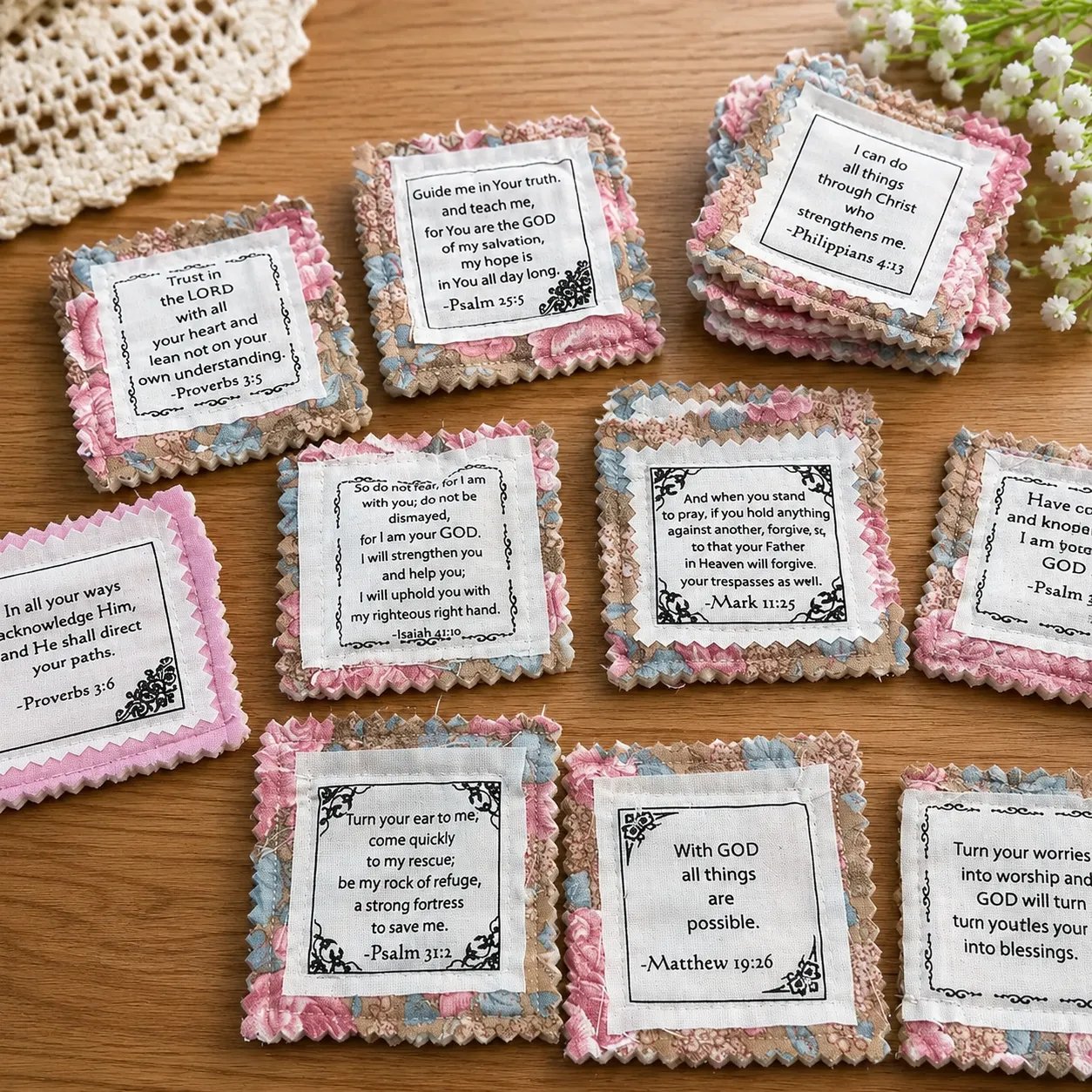 🔥Last Day 48% OFF - Pocket Prayers Fabric Panel