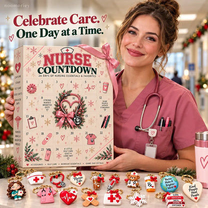 🎄🩺 24 Days of Nurse Christmas Surprises – A Different Healthcare-Inspired Design Behind Every Door