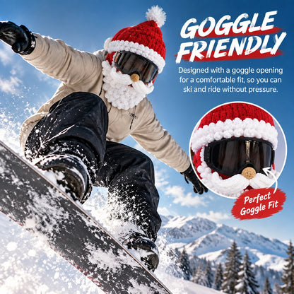 🎅🏂 Holiday Knit Snow Masks – 3 Fun Styles for Ski Trips, Parties & Winter Adventures