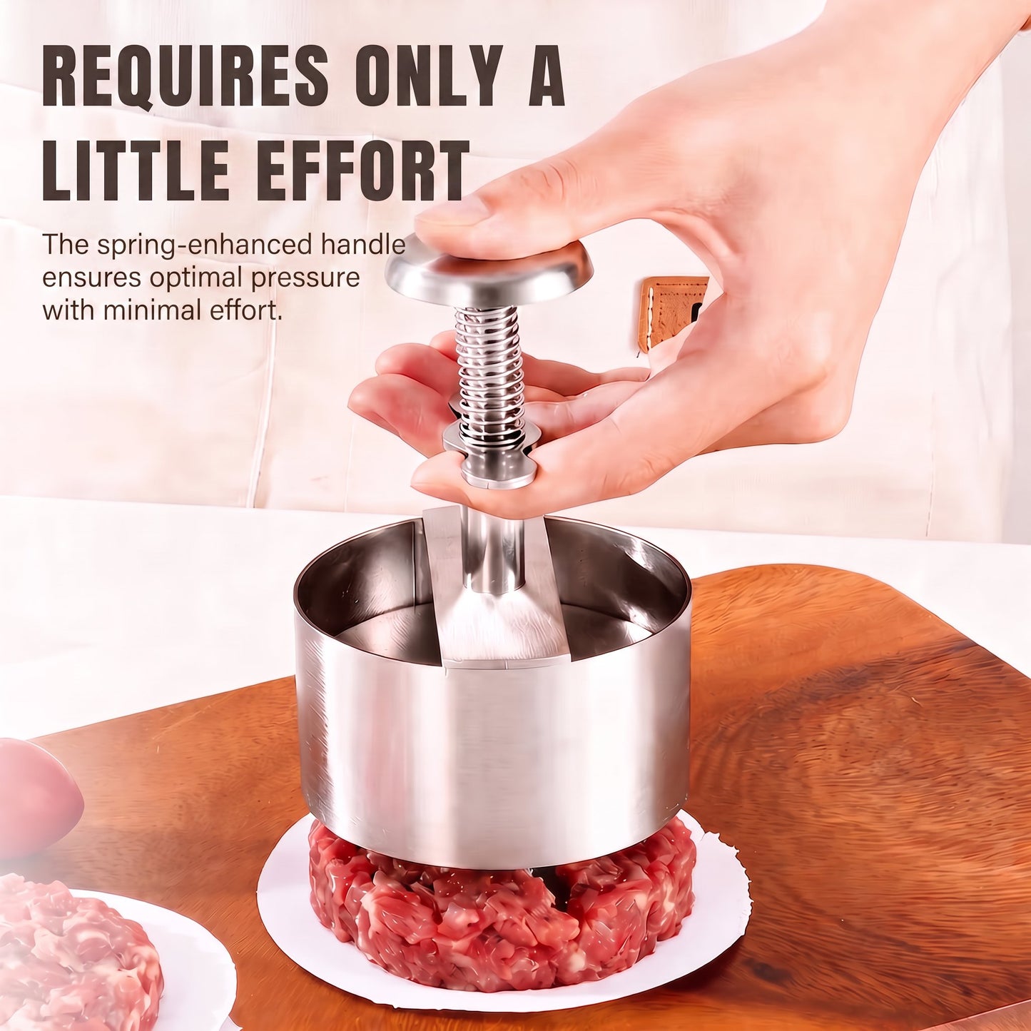 🍔✨ Stainless Steel Burger Press | How to Easily Make Perfect, Even Burger Patties