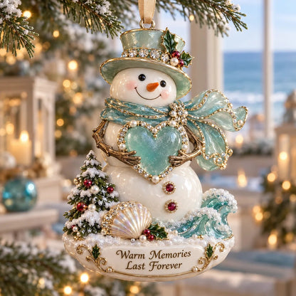 🌊🎄 Seaside Christmas Keepsake Ornaments – 8 Elegant Coastal Holiday Designs