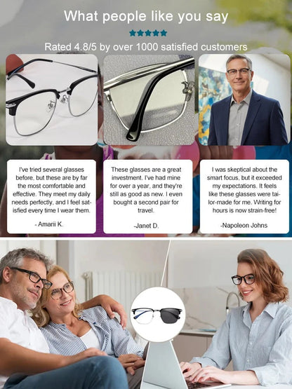 49% OFF This Week Promotions🎉👓 Ultra Light Anti Blue Presbyopic Glasses