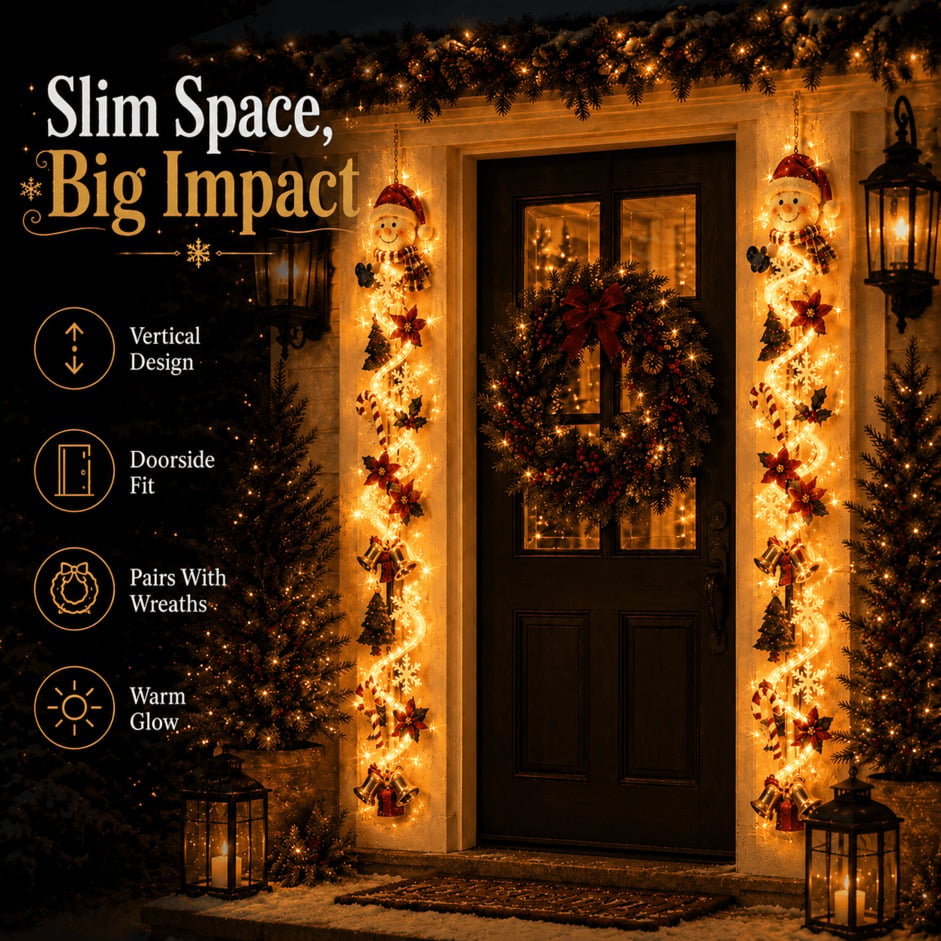 MerryCascade™ Glowing Christmas Door Hanger