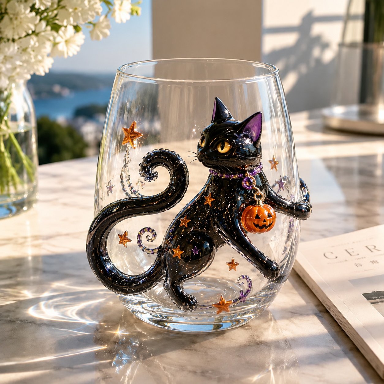 🎃 👻🍹 3D Halloween Glass Collection – Pumpkin, Ghost & Bat Designs for the Ultimate Fall Drinkware