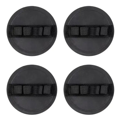 4-Pack Soft Rubber Shower Scrubber – Gentle Yet Effective, Exfoliates & Cleanses All Skin Types