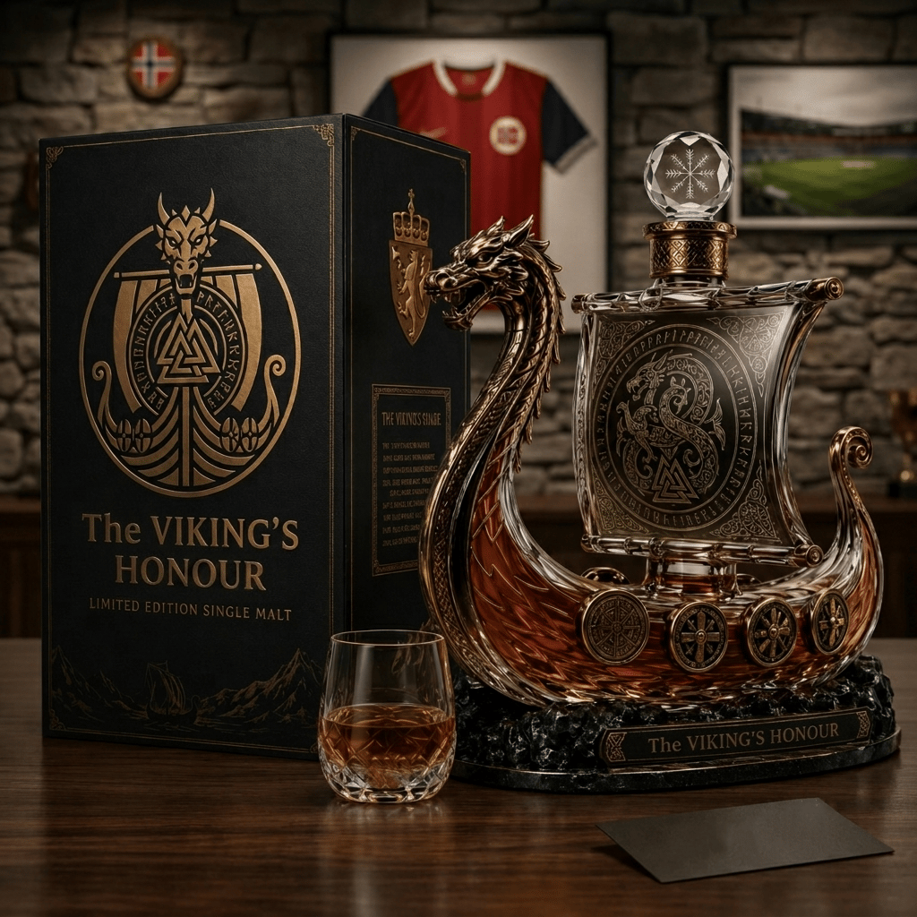 ⚔️ The Viking's Honour - Limited Edition Crystal Whiskey Decanter
