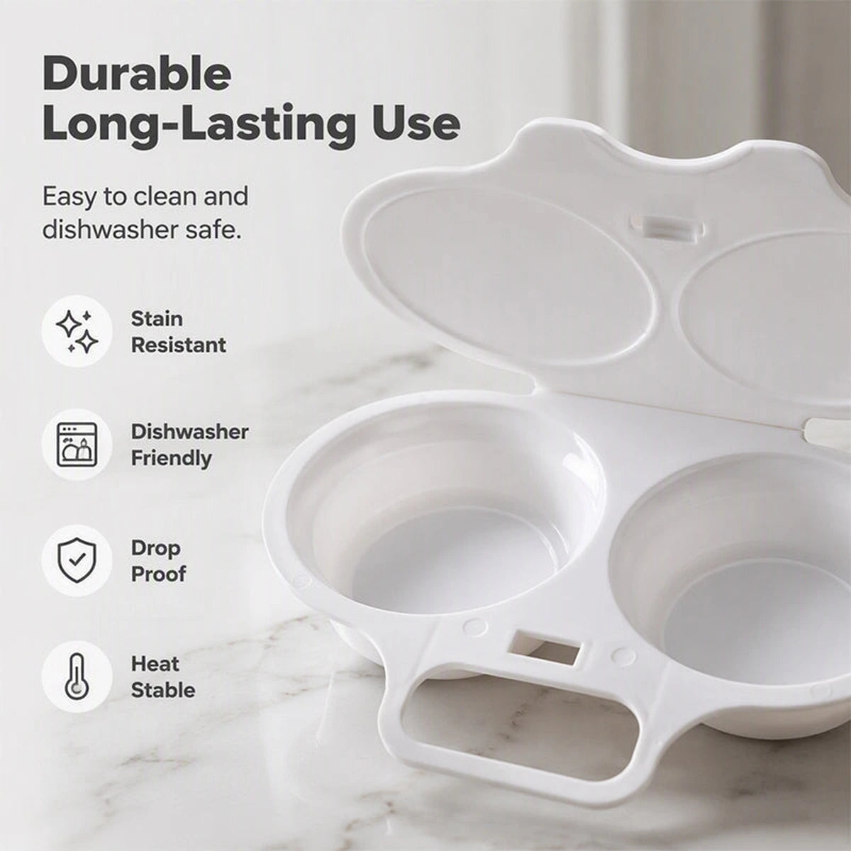 Durability features of the egg poacher