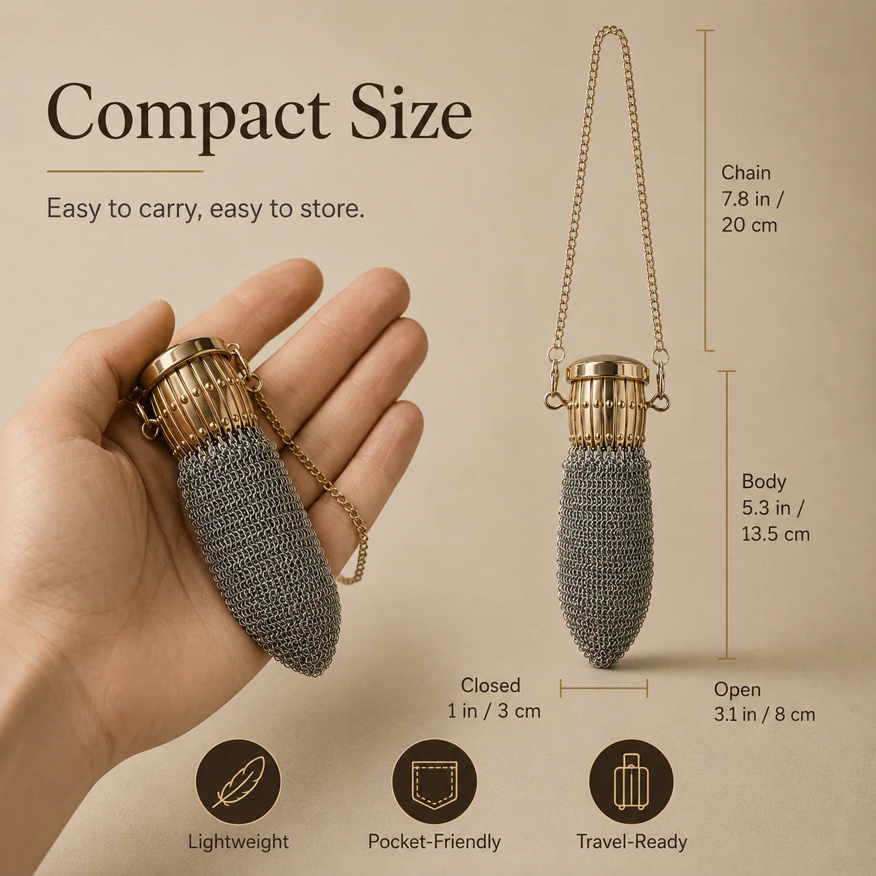💰Vintage-Inspired Metal Mesh Coin Purse – Expandable Stainless Steel Pocket Wallet & Collectible Gift