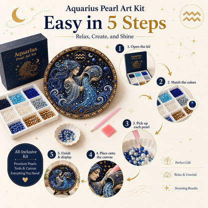 ♈💎DIY Pearl Art Kit for the Twelve Zodiac Signs