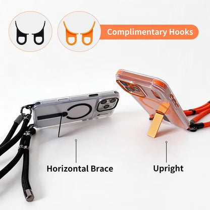 MagSafe Smartphone Case with Detachable Crossbody Neck Lanyard Strap