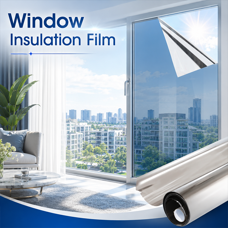 🪟✨Static Cling Window Privacy Film UV Blocking Mirror Tint