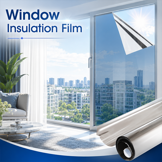 🪟✨Static Cling Window Privacy Film UV Blocking Mirror Tint