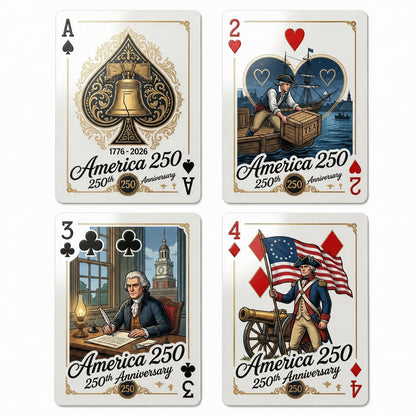 250th Anniversary Playing Cards