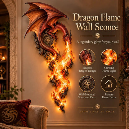 🐉 Dragonfire Guardian™ Wall Sconce – A Legendary Flame Awakens On Your Wall 🔥