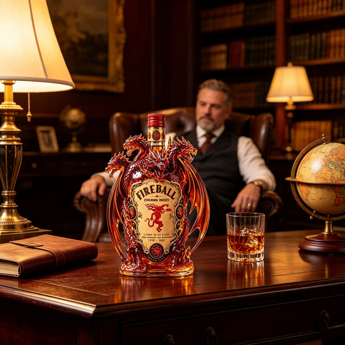 🐉 Legendary Dragon Bar Decanter – Sculpted Collector Bottle for Home Bar & Gifting🔥