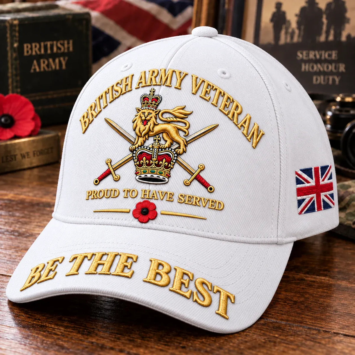 🎖️🇬🇧 Proud to Have Served Veteran Cap – A Timeless Tribute to British Military Service