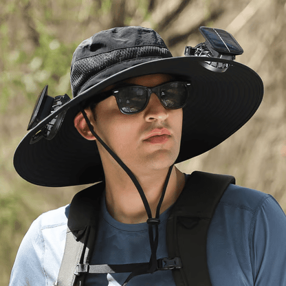 🌞🤠Ultralight Solar Fan Sun Hat – ✨Lighter Than a Baseball! ⚾(📦Buy 2 Free Shipping)