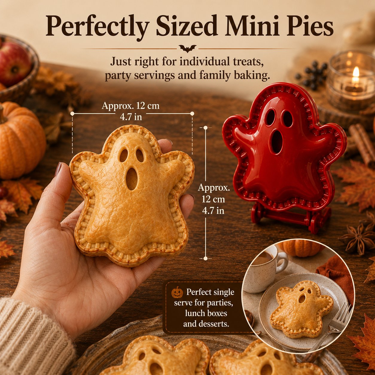 🎃 8-Piece Halloween Mini Hand Pie Mold Set✈️ Buy 2+ Get Free Shipping