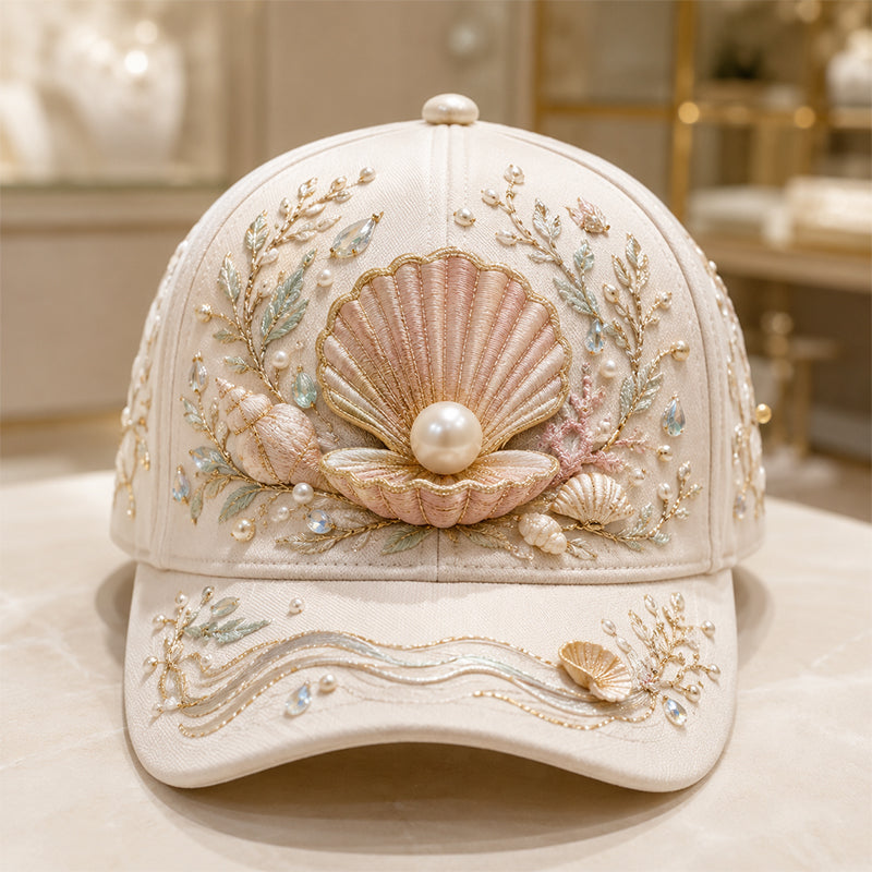 ✨The Perfect Ocean Lover Gift – 🌊 3D Ocean Creatures Embroidery Cap