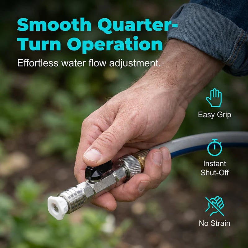 🚿⚡3/4" GHT to 1/4" Quick Connect Adapter