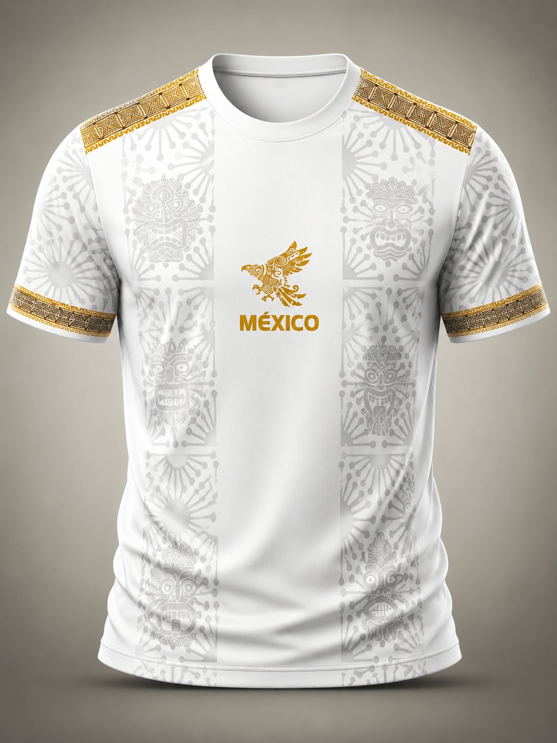 Mexican Aztec Totem Print T-Shirt