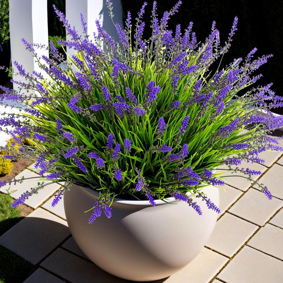 Purple faux monkey grass