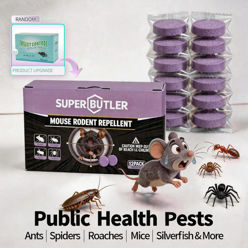 🐭 12 Pack Rodent Repellent Balls – Natural Mouse & Rat Deterrent for Home, Kitchen, Garage, Pantry & Storage Areas