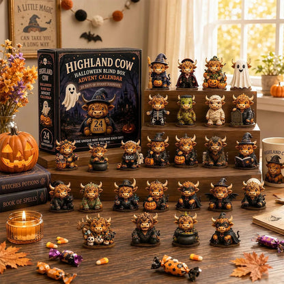 🐮Highland Cow Halloween Countdown Calendar 2026🎃✨